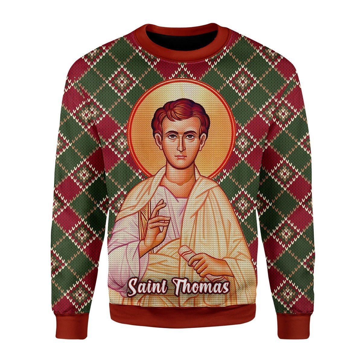 Thomas The Apostle Ugly Christmas Sweater | Unisex | Adult | Us3635