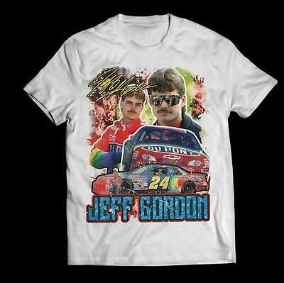 Vintage Style Jeff Gordon 90s Nascar Tee S Tops  Unisex  S To 3 T-shirt 7379