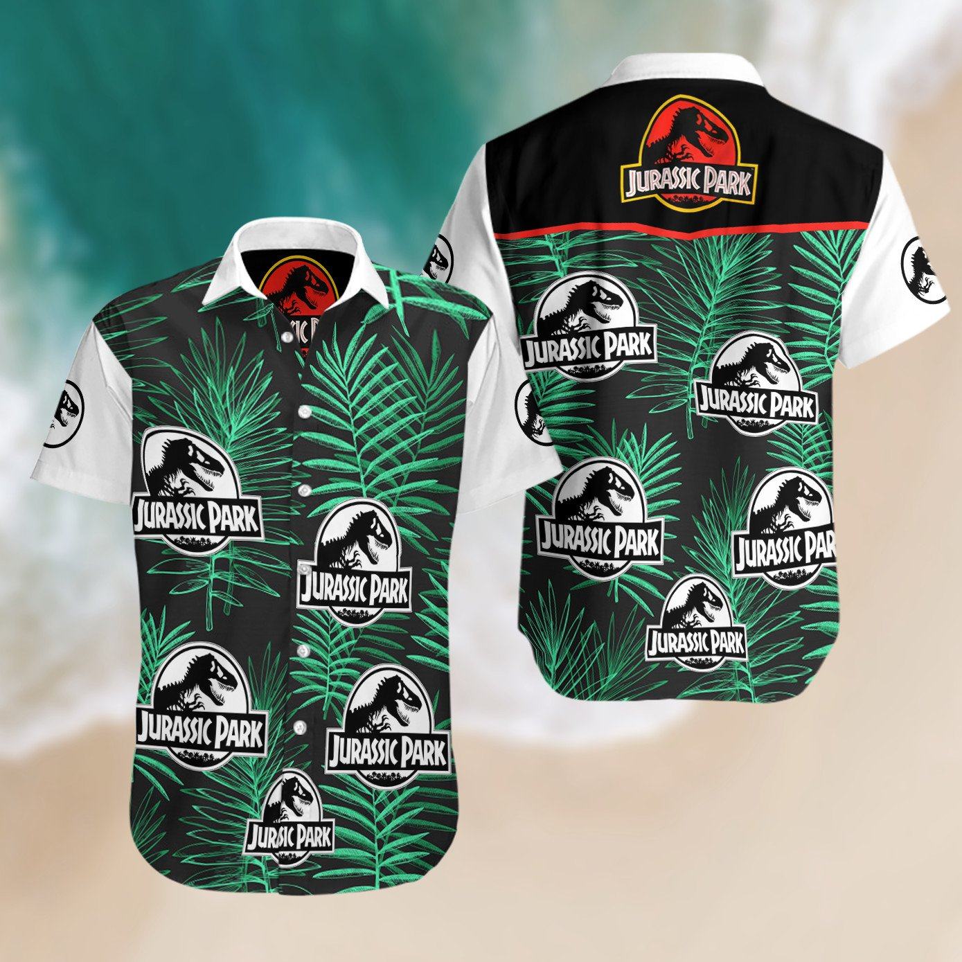 Jurassic Park Hawaii Beach Shirt Hawaii Shirts For Men Women Custom Hawaii Ha101396