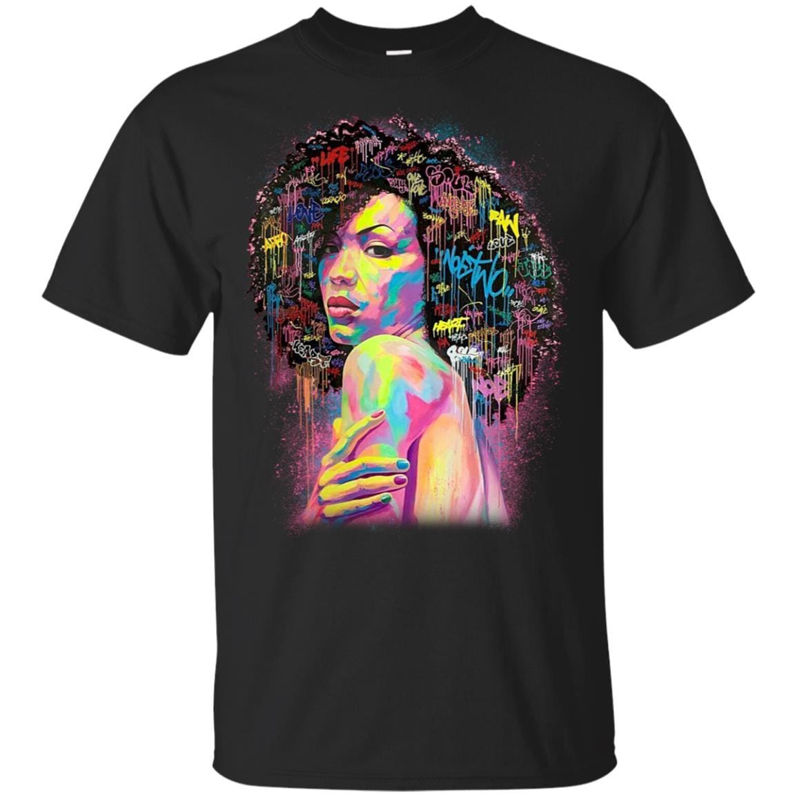 African American Black Girl Magic T-Shirt For Melanin Women Afro Girls