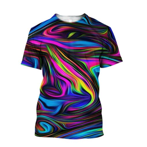 Lovely Hippie Color 3D All Over Printed Shirt For Hippie Lovers, Hippie Style 3D Shirts, Gift For Men And Women