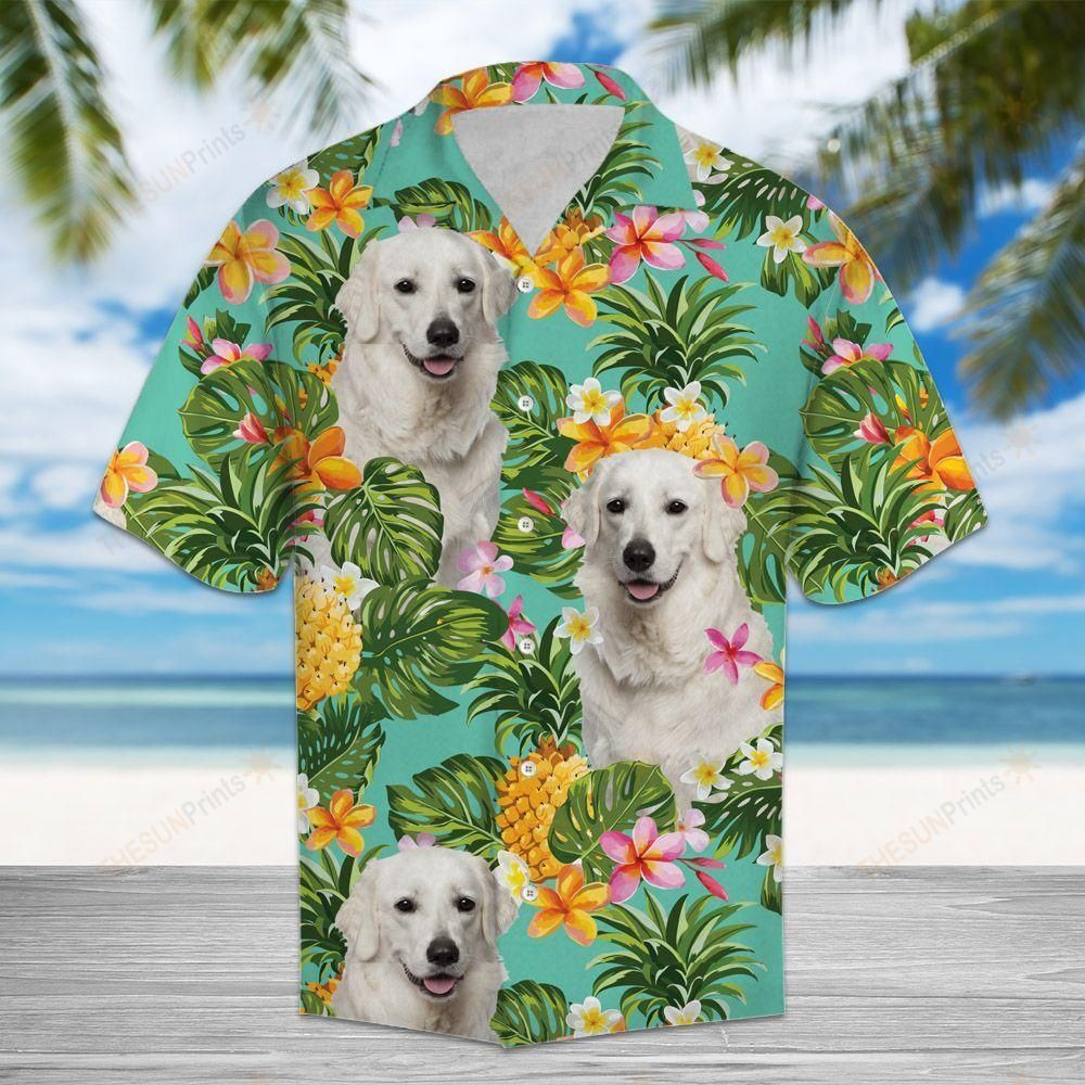 Tropical Pineapple Kuvasz Hawaiian Shirt Ha104569