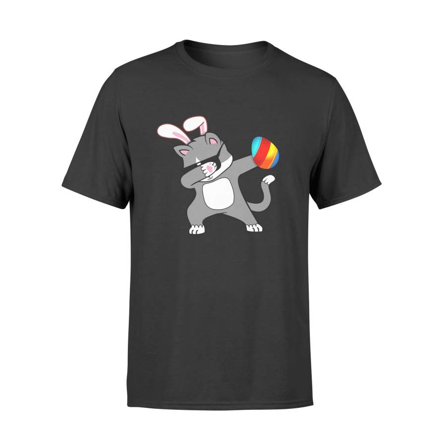 Easter Bunny Dabbing Cat Easter Egg T Shirt