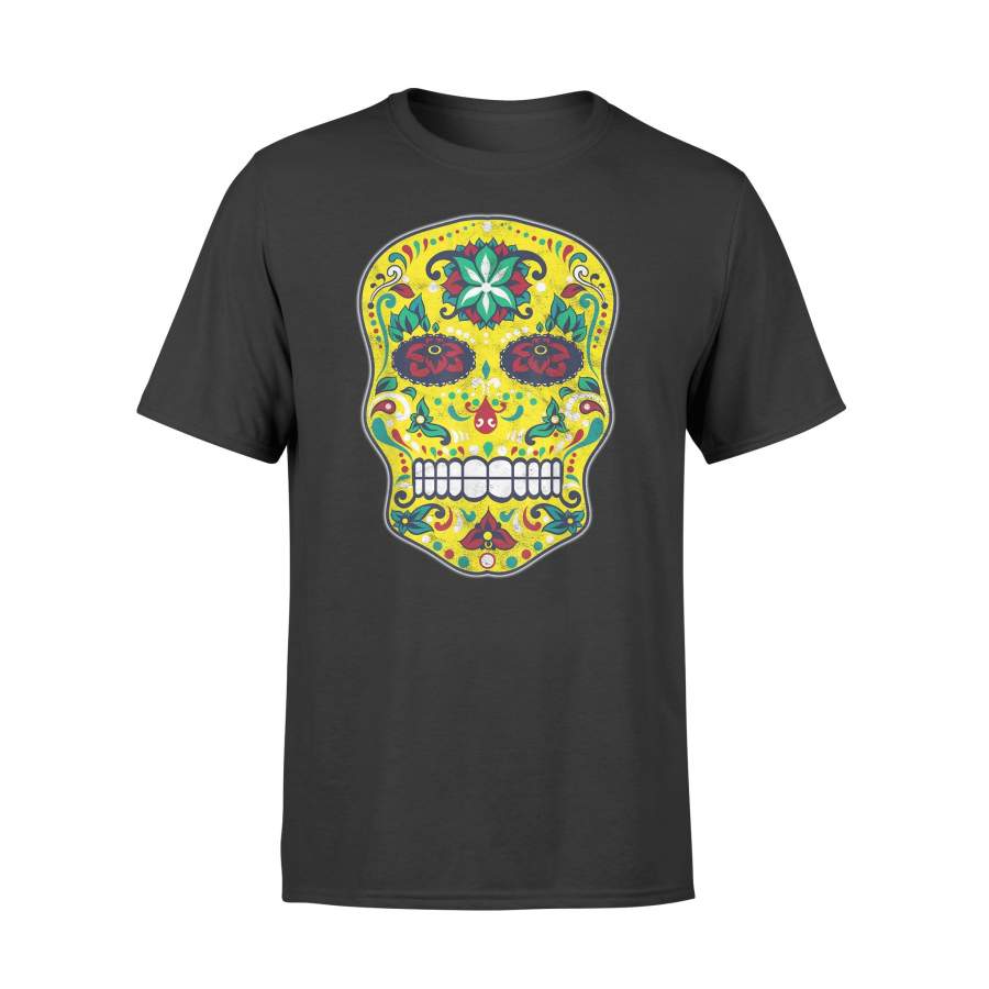 Sugarskull Dia de los muertos Halloween T-Shirt – Standard T-shirt