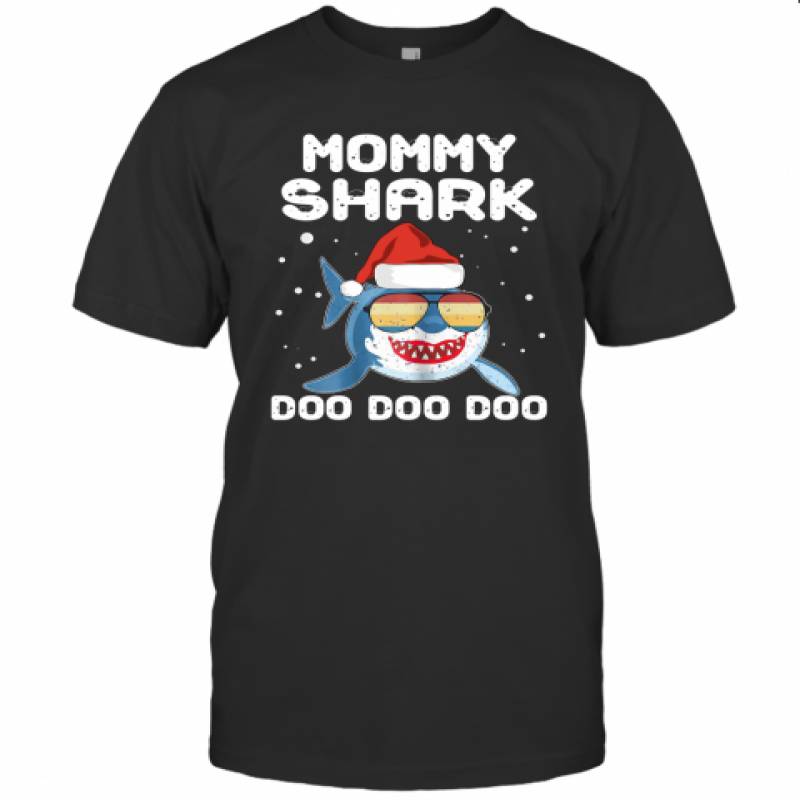 Christmas Mommy Shark Shirt