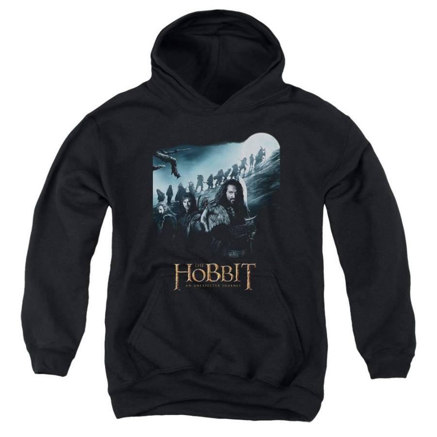 The Hobbit a Journey Kids Youth Hoodie Black