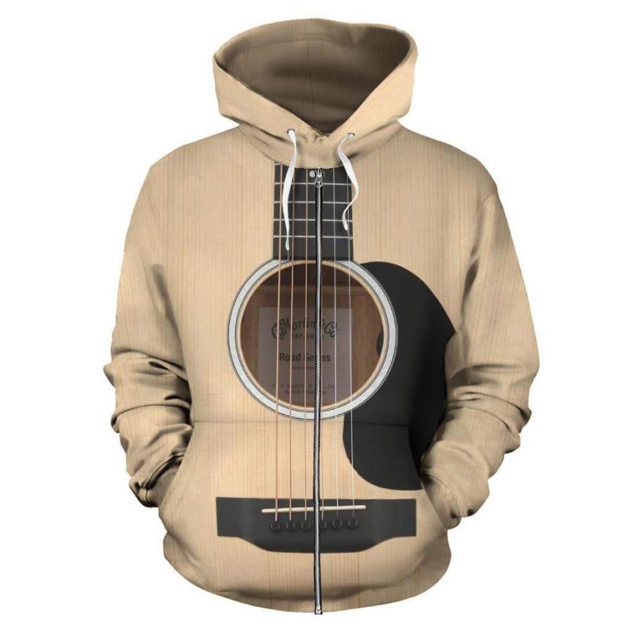 Acoustic Guitar 3D All Over Printed Shirts for Men and Women TT0016