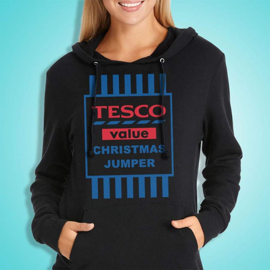 Tesco Value  Christmas Jumper Women’S Hoodie