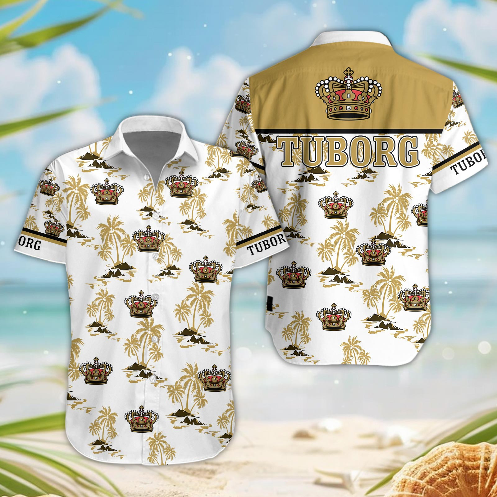 Tuborg Brewery Hawaiian Shirt