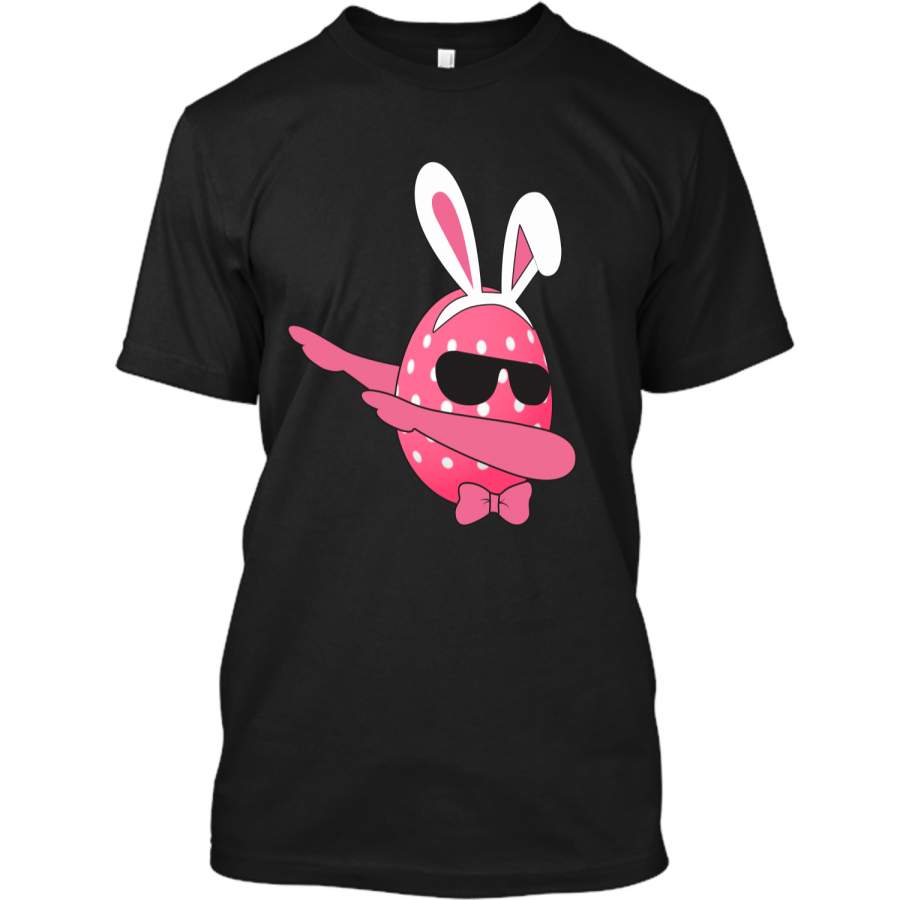 Cute Dab Bunny Egg shirt – Dabbing Emoji Egg Easter T-Shirt Custom Ultra Cotton