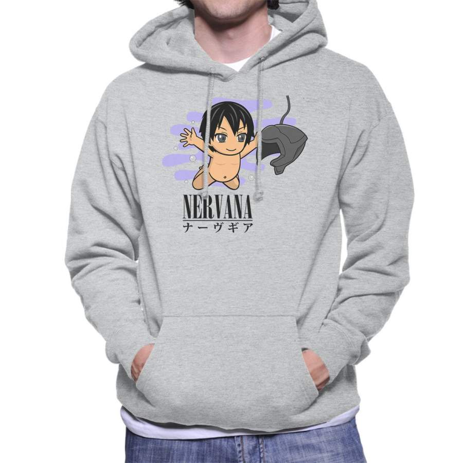 Nervana Nerve Mind Sword Art Online Nirvana Men’s Hooded Sweatshirt
