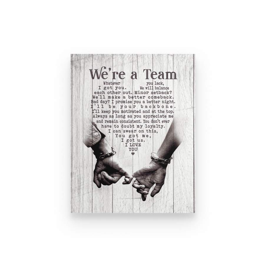 Couple – We’re A Team – Poster