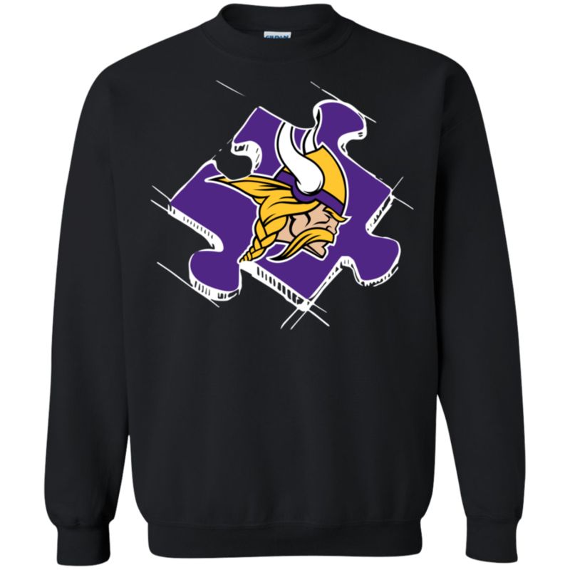 Minnesota Vikings Autism puzzle Sweatshirt – Killi Store