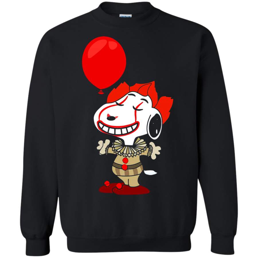 AGR IT Pennywise Do You Want A Balloon Snoopy Stephen King Sweatshirt ...