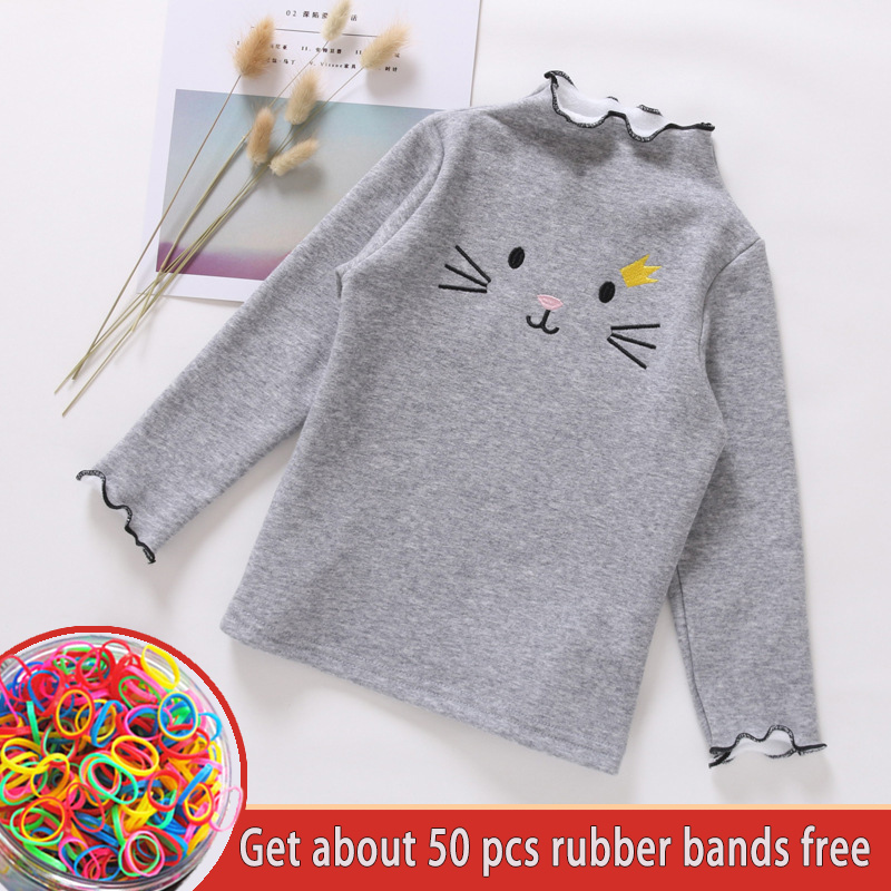 2020 New Girl Cute Cartoon Cat Sweater Spring Winter Baby Kids Children Long Sleeve Cardigan Knitwear Clothes Pullover For Girls alx