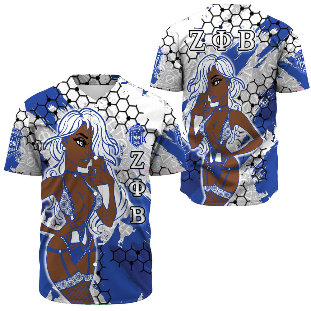 Africa Zone Clothing – Zeta Phi Beta Sorority Special Girl Baseball Jerseys A35