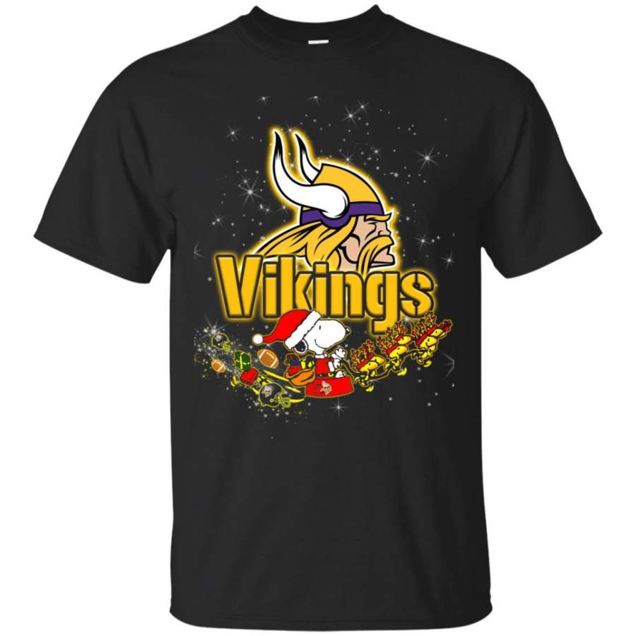 Snoopy Christmas Minnesota Vikings T Shirts