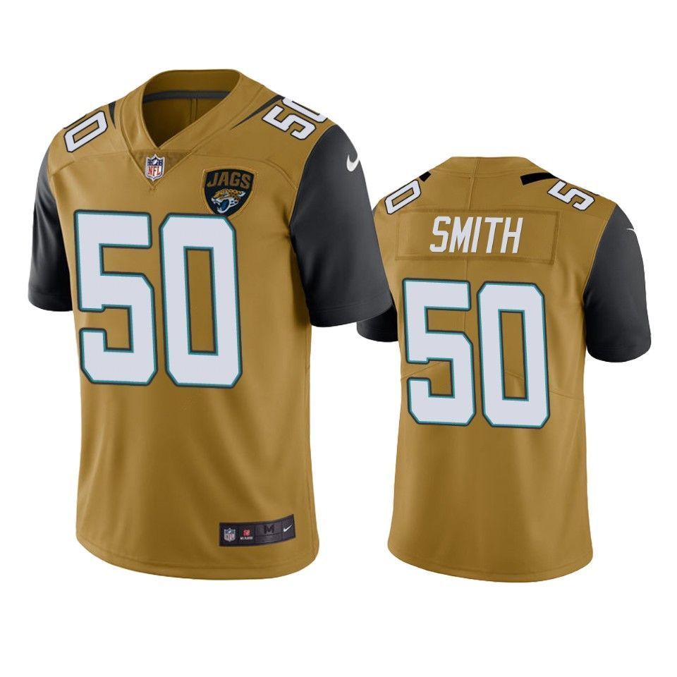 Jacksonville Jaguars Telvin Smith Color Rush Limited Gold Mens Jersey