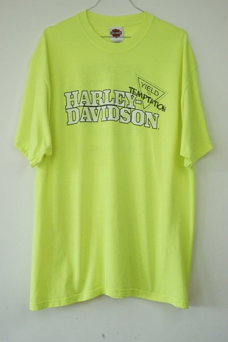 Harley Davidson Vintage Shirt 2009 – Neon Gelb – Galena Vtg T-Shirt ...