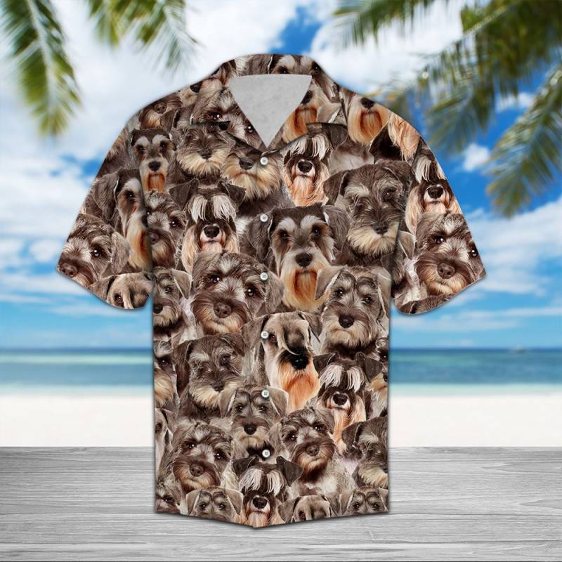 Miniature Schnauzer Awesome Hawaiian Shirt Ha16750