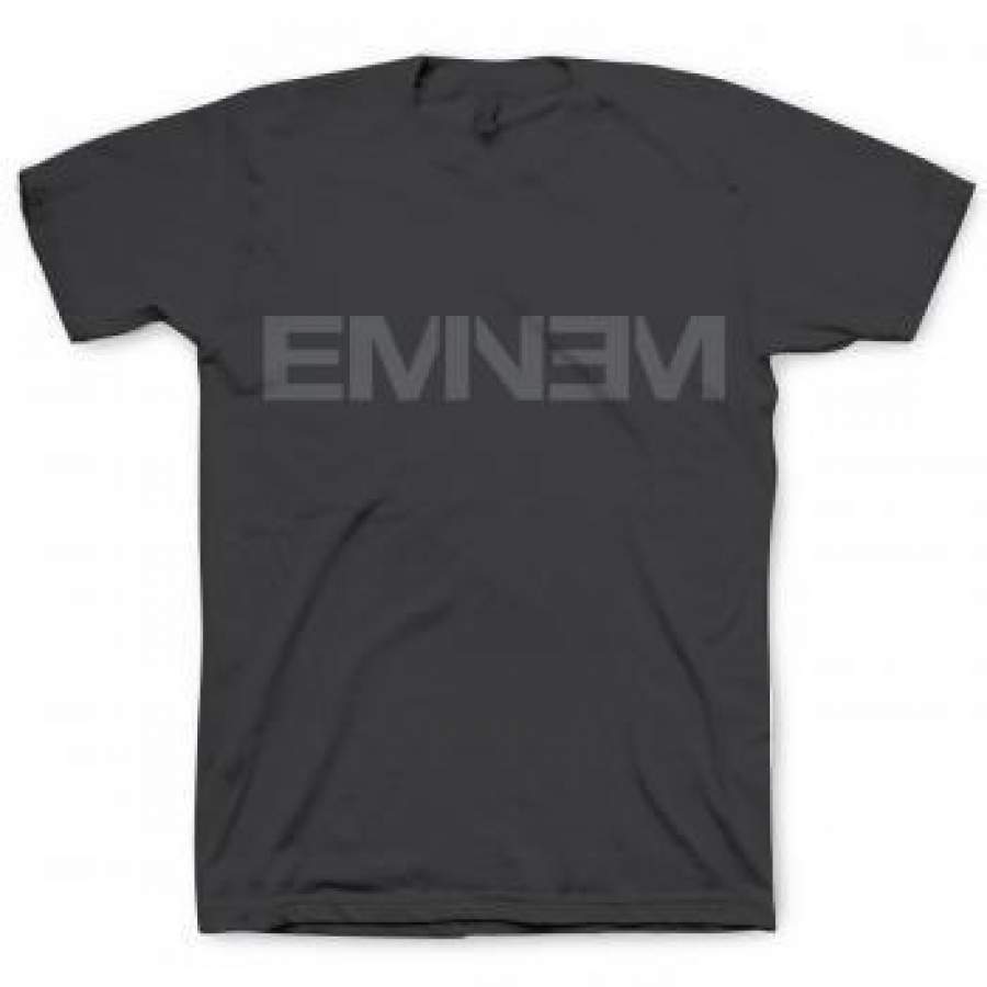 Eminem Eminem Logo Mens T Shirt Charcoal - Gochildhood