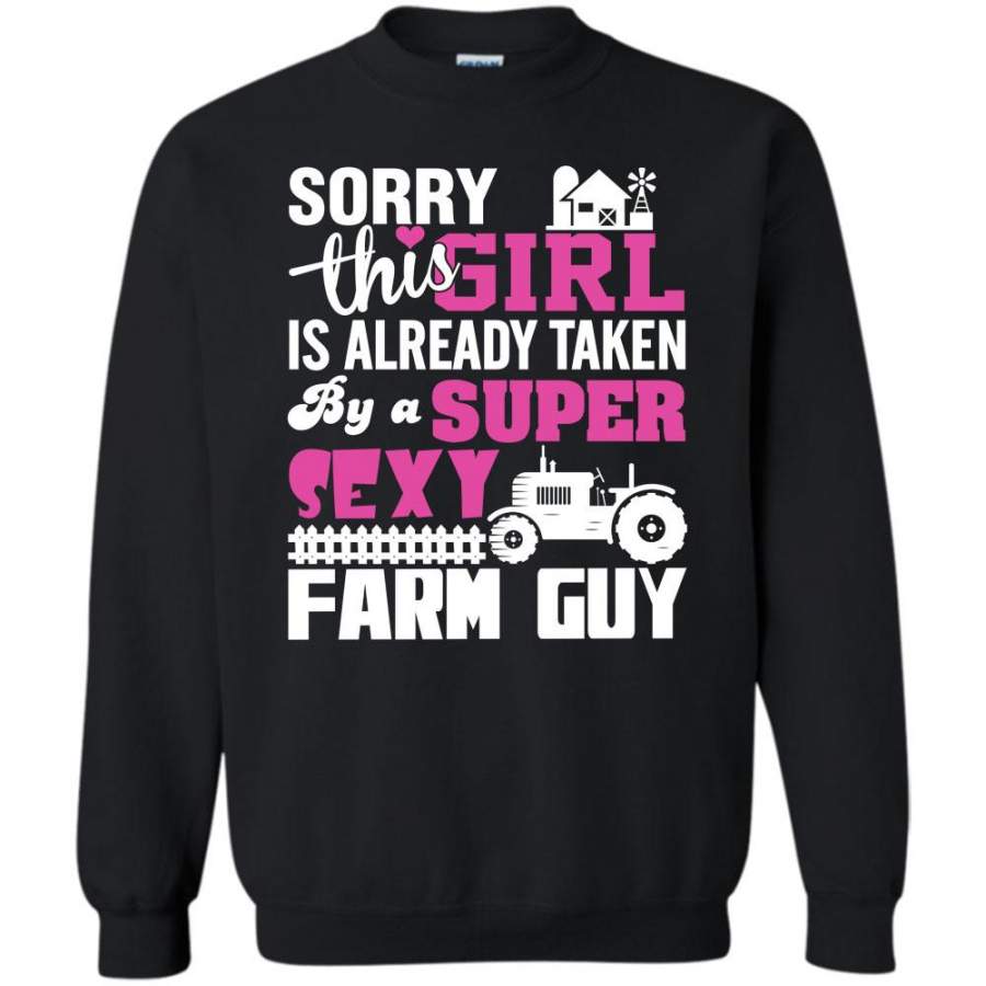 This Guy Already Taken By A Sexy Farm Girl T Shirt, Coolest Farmer Sweatshirt