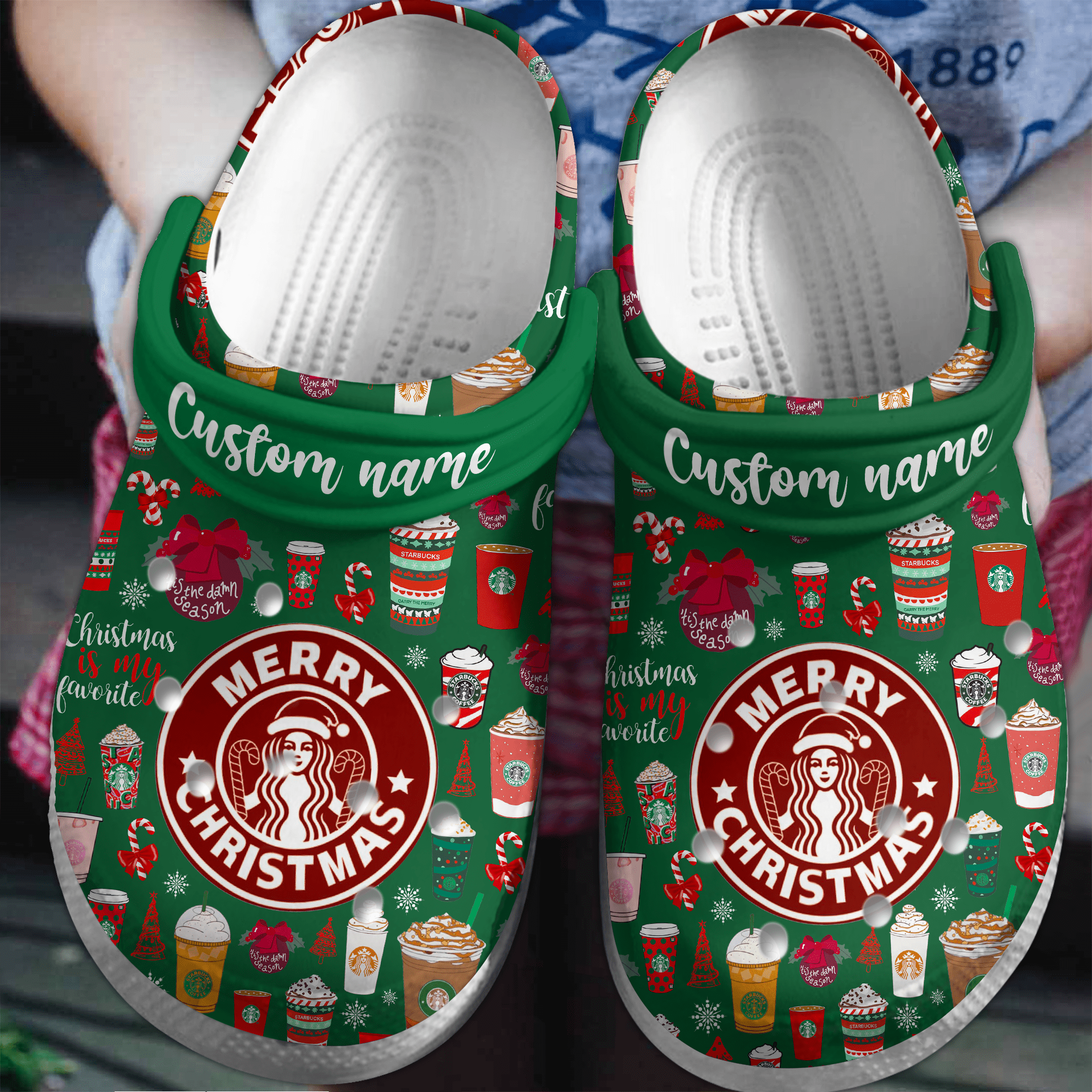 Starbucks Drink Crocs Crocband Clogs Shoes Comfortable For Men Women and Kids 2