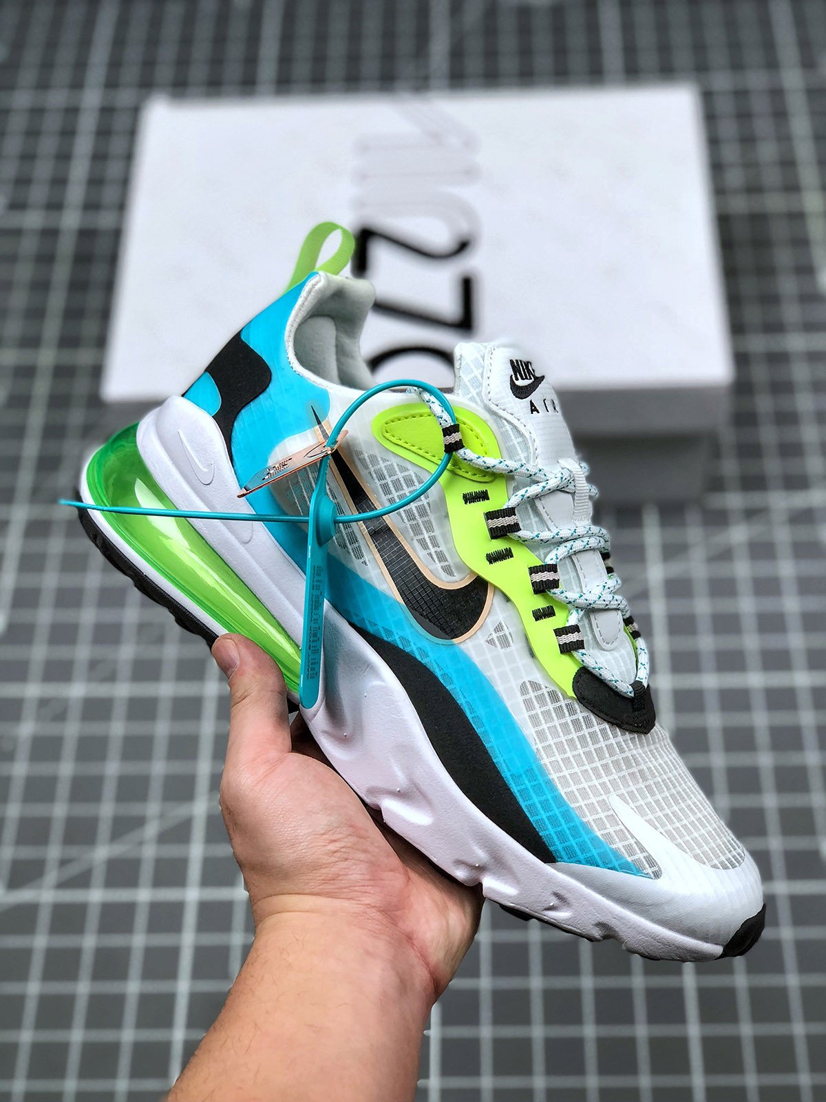 Nike Air Max 270 React SE Oracle Aqua CT1265-300 5339773