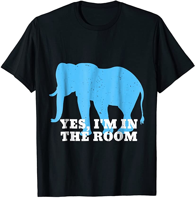 Funny Elephant Shirt Elephant In The Room Animal Lover Shirt