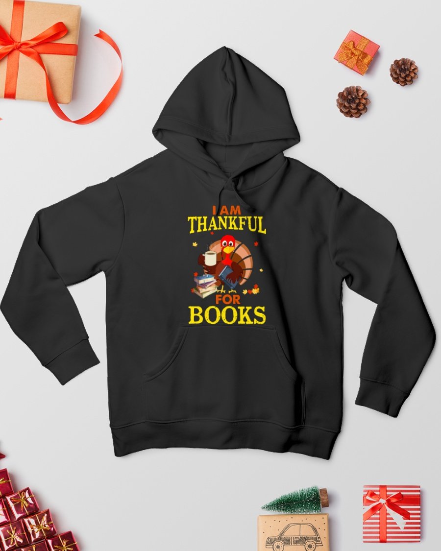 I’m Thankful For Book Gift For Book Lovers Turkey Standard Hoodie