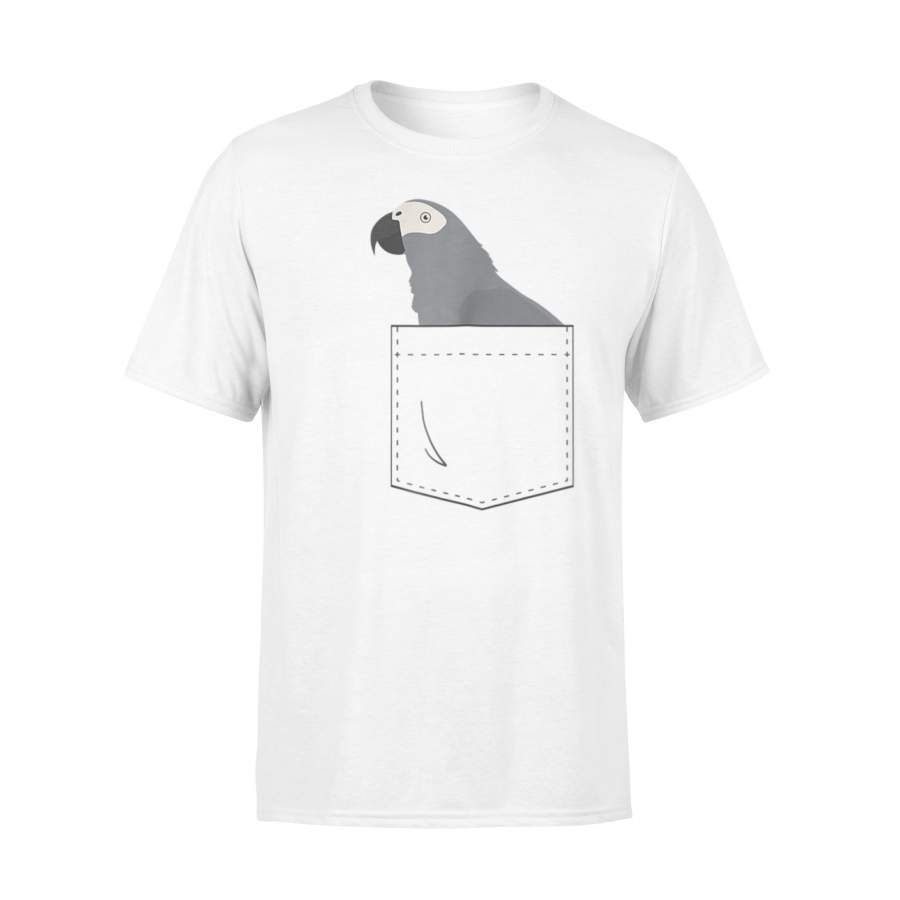 African Grey Parrot In Your Front Pocket T-Shirt