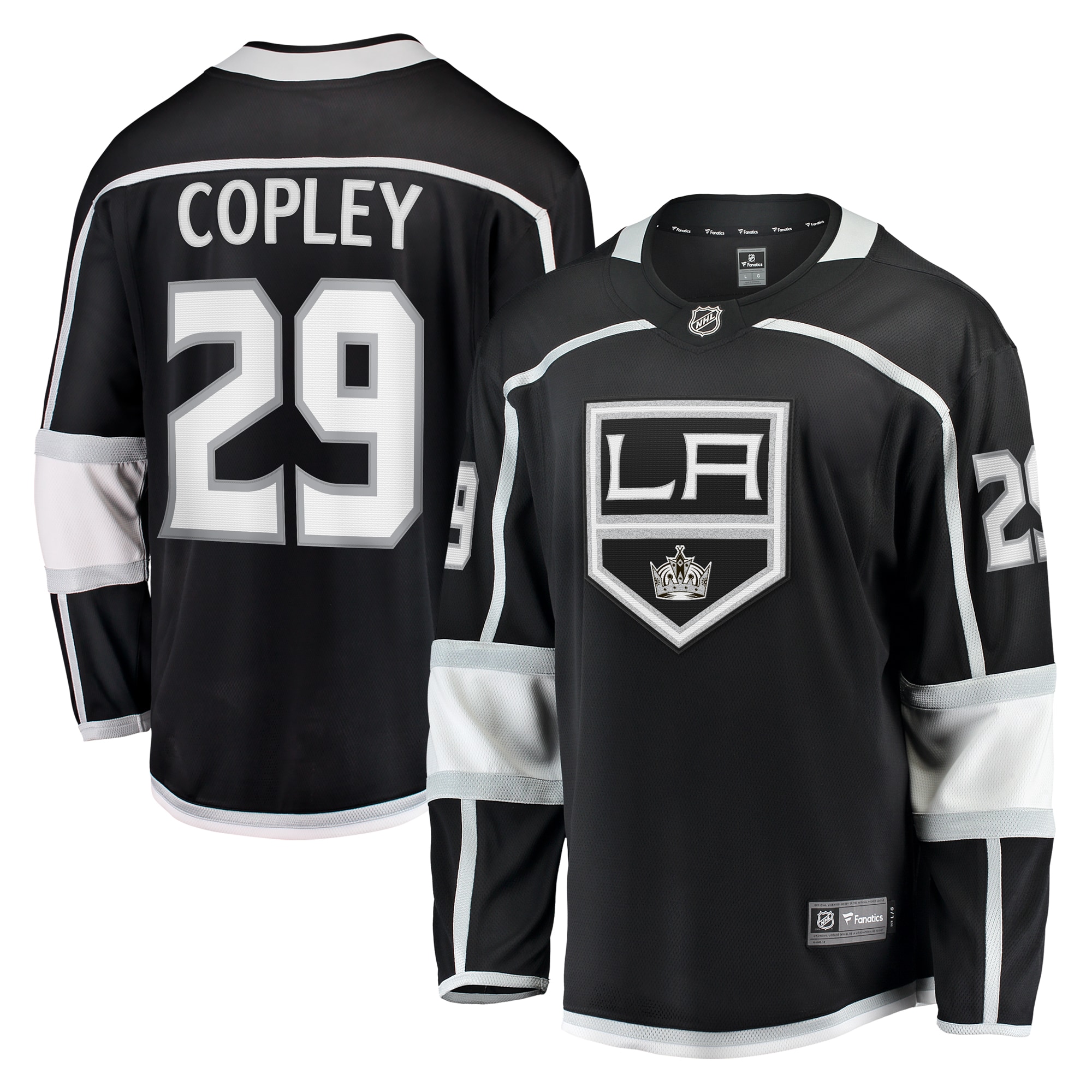 Pheonix Copley Los Angeles Kings Branded Home Breakaway Jersey – Black