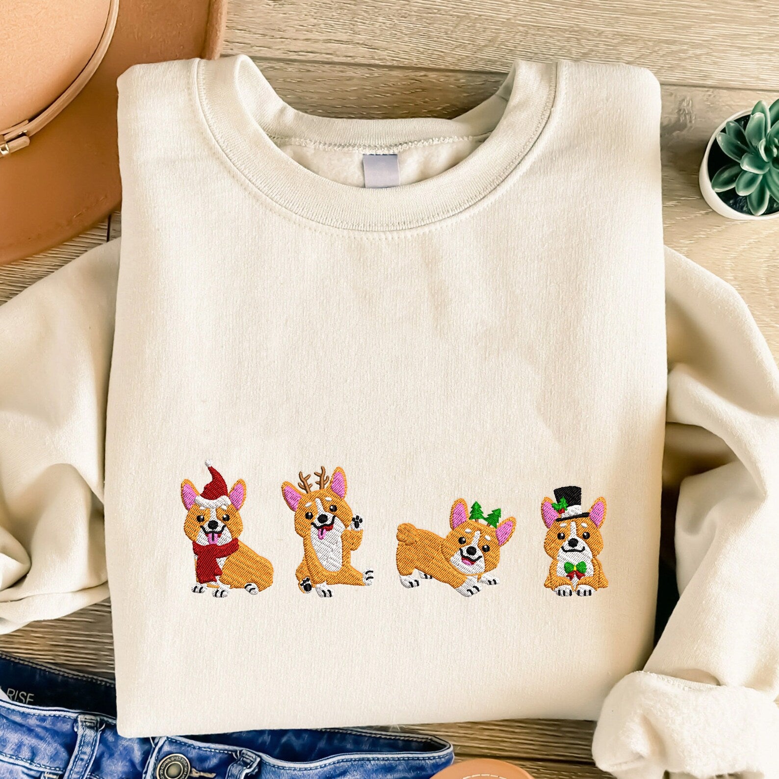 Cute Dogs Sweatshirt 2D Crewneck Sweatshirt All Over Print Sweatshirt For Women Sweatshirt For Men Sws5293