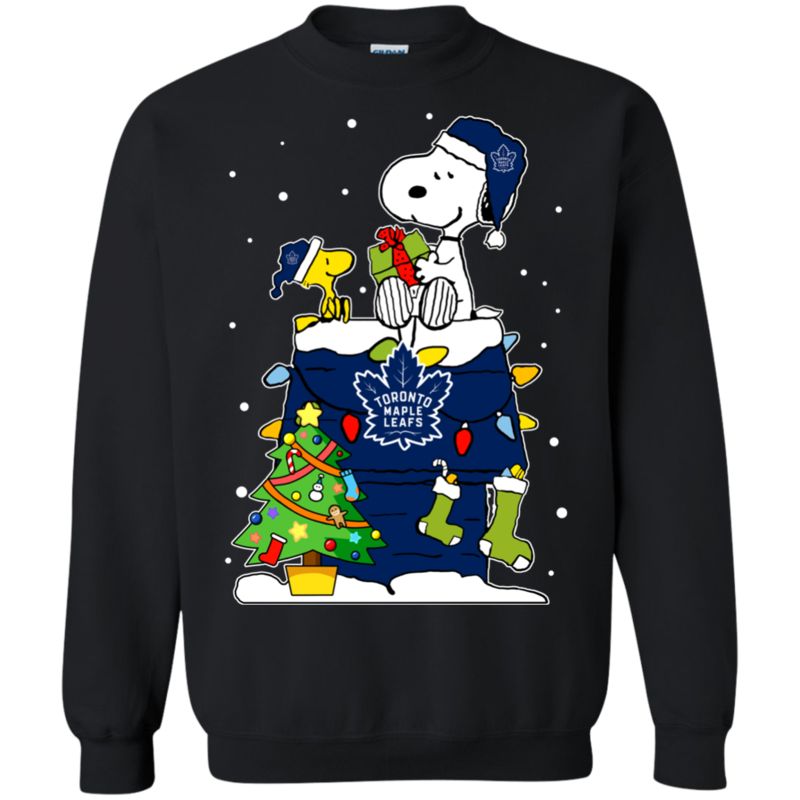 Toronto Maple Leafs Snoopy Ugly Christmas Sweaters Shirts