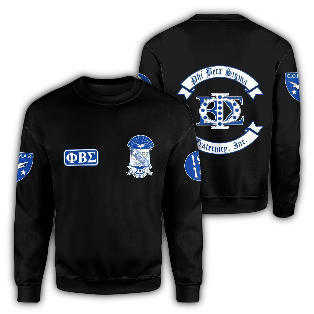 Fraternity Sweatshirt – Pbs Phi Beta Sigma Fraternity Inc Crewneck Sweatshirt