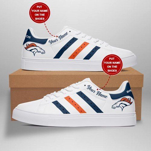 Denver Broncos Football Personalized Custom Sneakers Gift For Fan