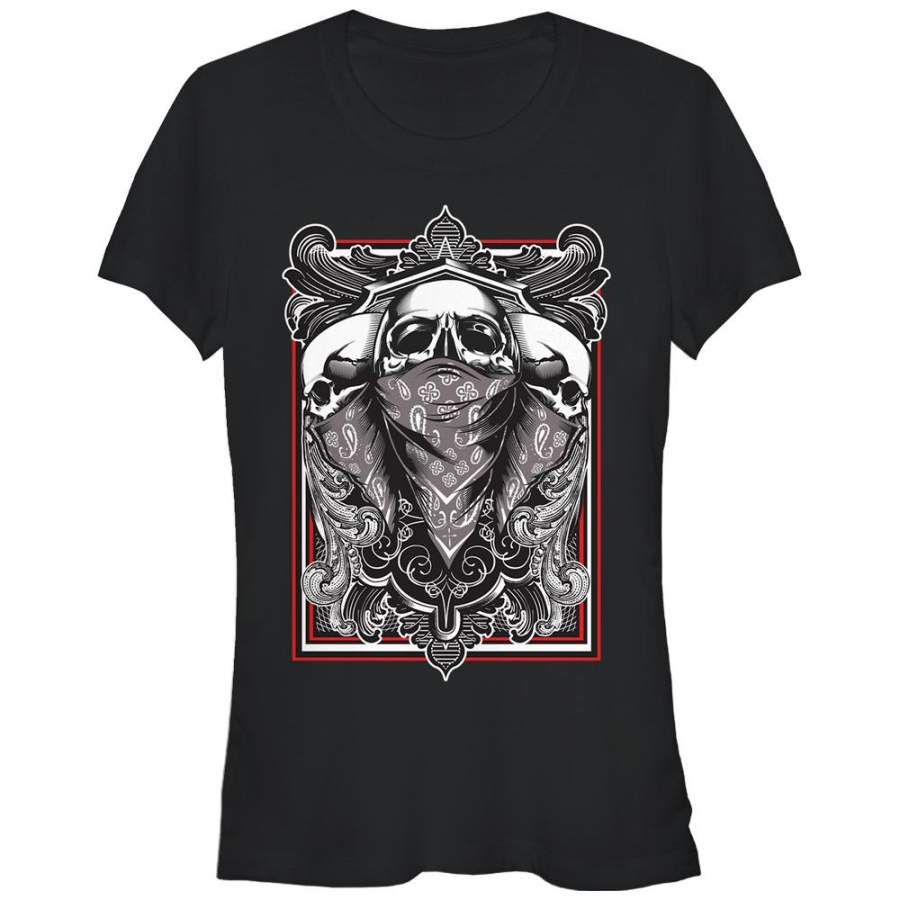 Aztlan Junior’s Skeleton Bandit  T Shirt Black S