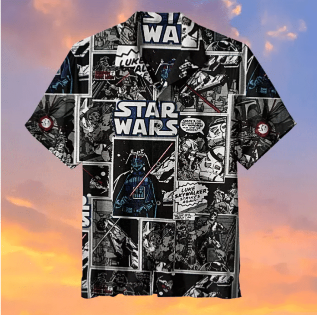 Star Wars For Man And Woman Print Short Sleeve Hawaii Shirt Ha103263