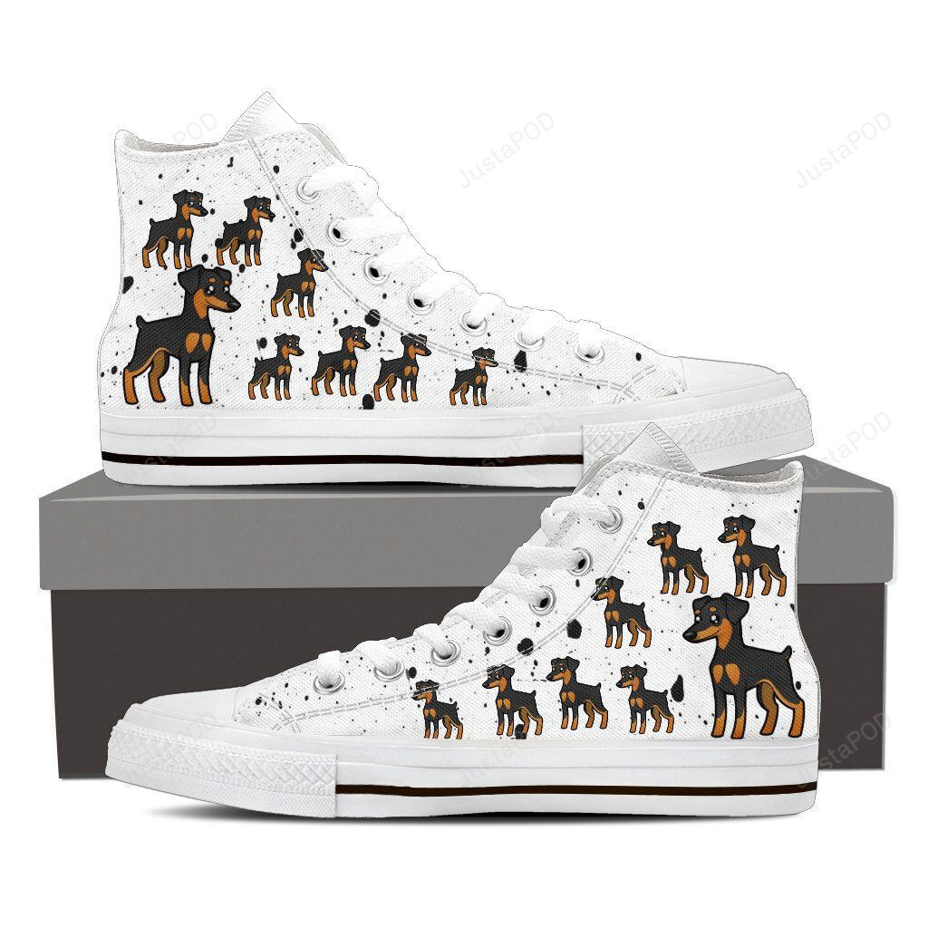 Pinscher Canvas High Top Shoes