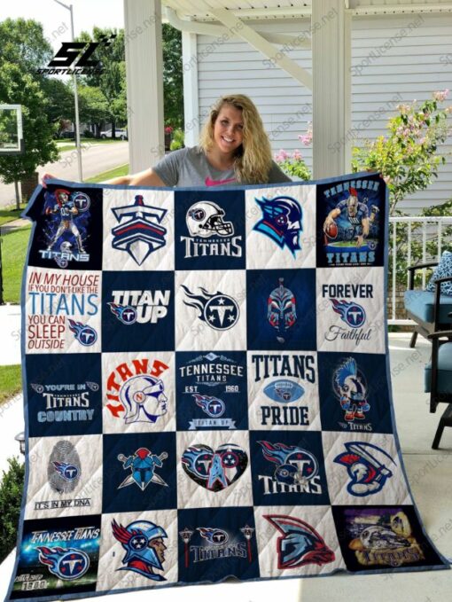 Tennessee Titans 2 Quilt Blanket Nt