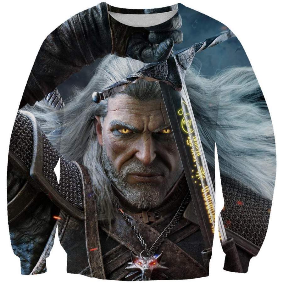 Geralt Witcher Sweatshirt – The Witcher III Clothing