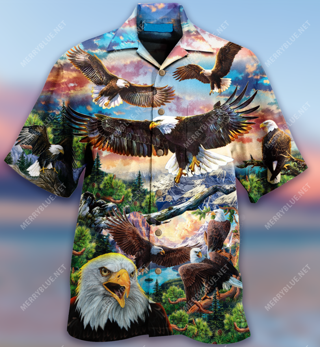 Eagle Take Flight Lesson From Chickens Unisex Hawaii Shirt Ha12448