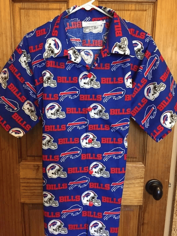 Buffalo Bills Bahama Style All Over Printed Hawaiian Shirt Size S - 5Xl