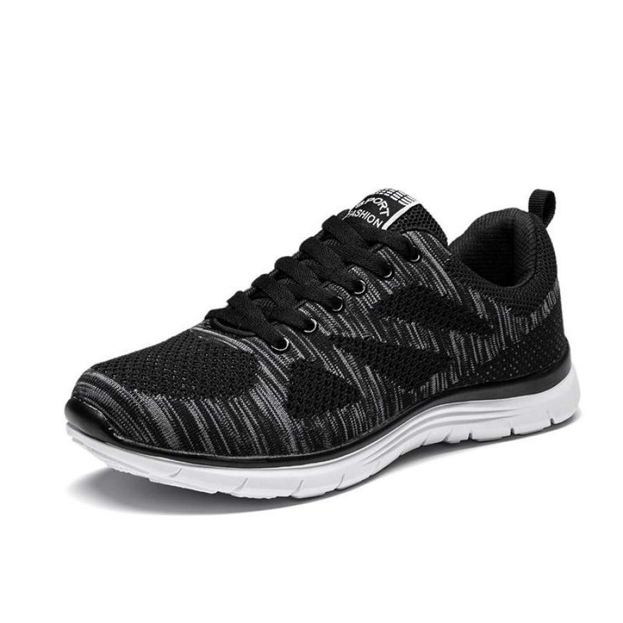 Man Running Sport Shoes Flyknit Breathable Runing shoes Men Sports Sneakers, Mens Sport Sneakers