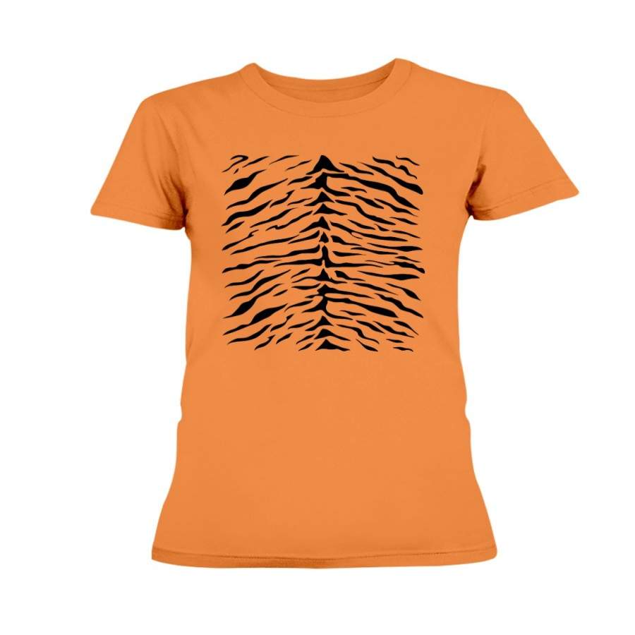 Tiger Print T-Shirt Cute Costume Idea Orange Tigers Stripes