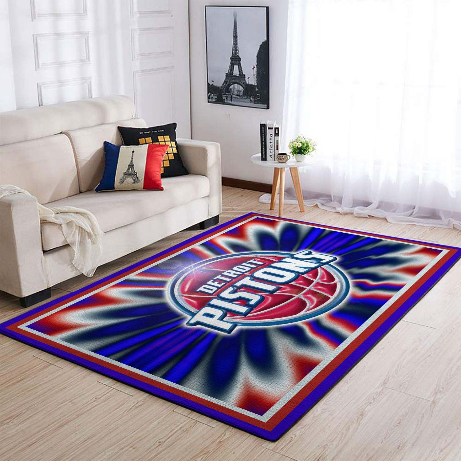 Detroit Pistons Area Rugs Living Room Carpet SIC171203 Local Brands Floor Decor