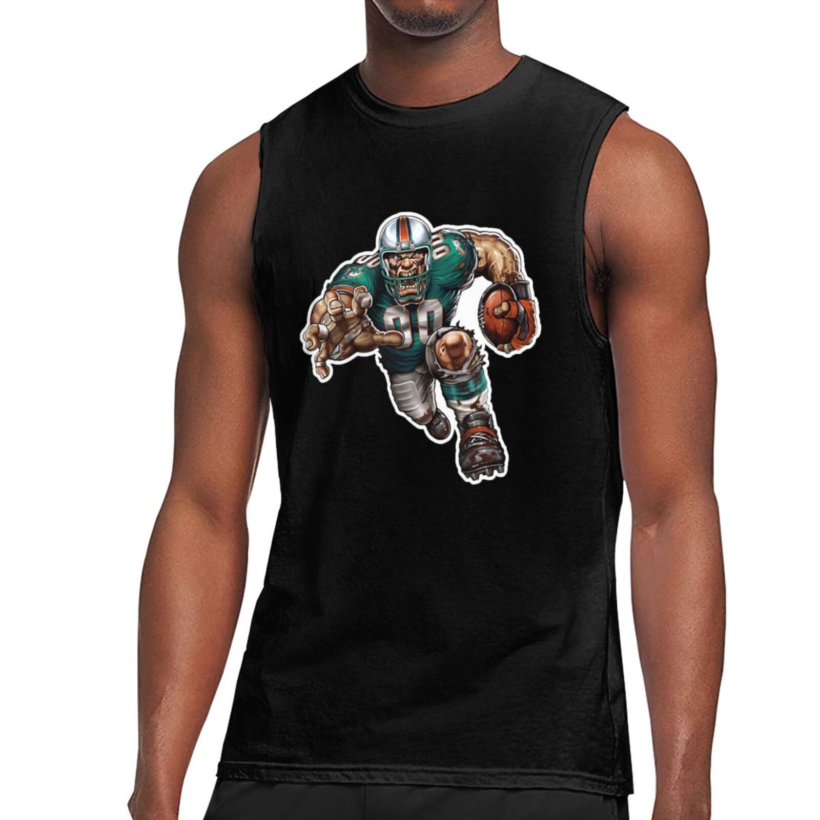 Miami Dolphins Men’s Sleeveless T-Shirt