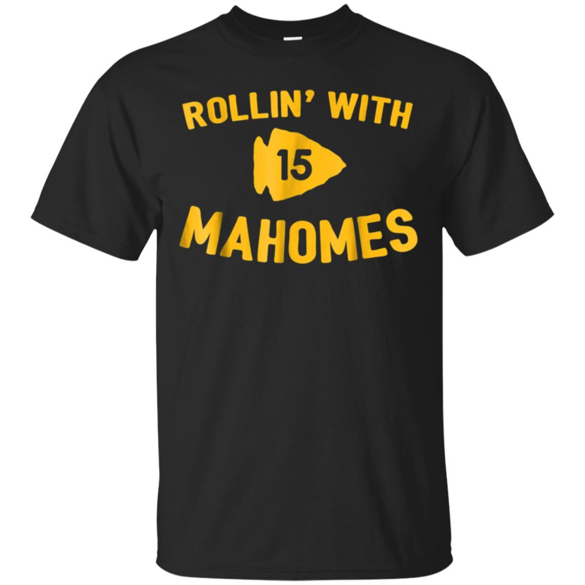 Rollin’ With Mahomes Football Go Patrick Kansas City T-Shirt