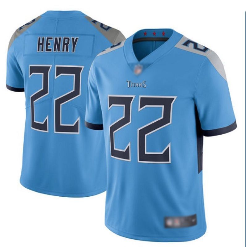 Tennessee Titans Derrick Henry #22 NFL 2020 Blue Jersey