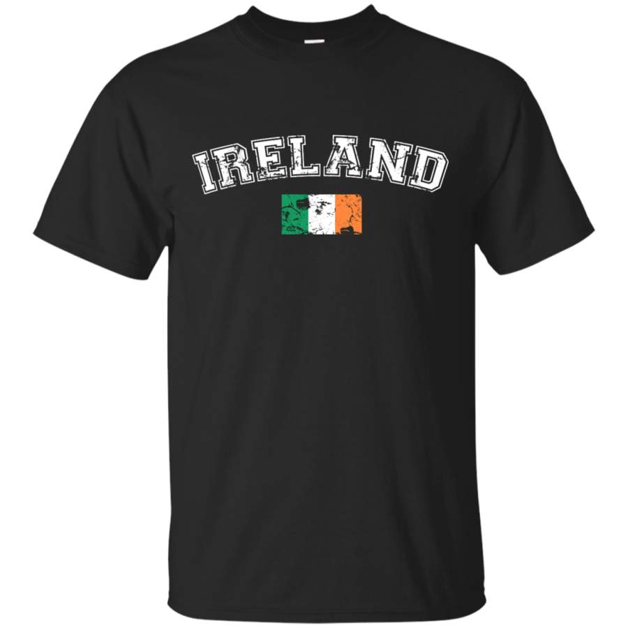 Vintage Flag of Ireland St Patrick’s Day Shirt – Men/Women T-Shirt